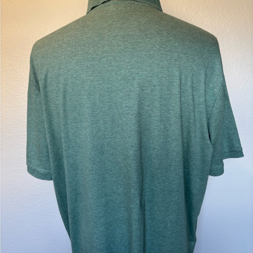 Polo by Ralph Lauren Men's Classic Green Polo Shirt - Picture 9 of 10